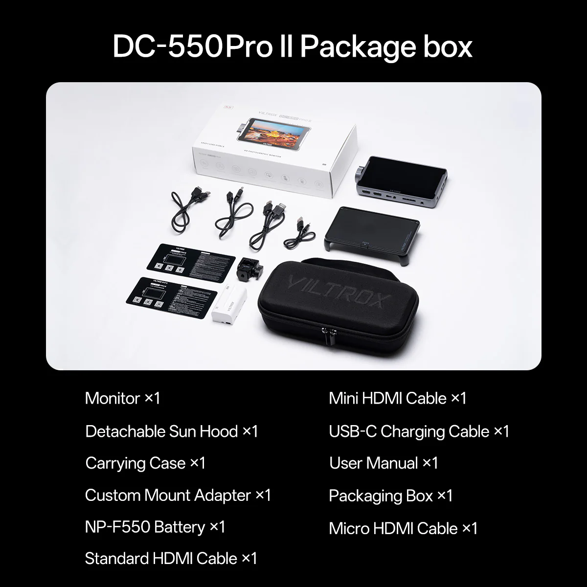 Viltrox DC-550 Portable 5.5 Inch HD Camera Monitor - Image 7